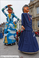 TOURCOING (F) - Week-End Geant 2013 (03-03-2013) -  Le cortège / Klimato - TOURCOING (F) et Gaston le mâchon - RUMES (B)