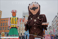 TOURCOING (F) - Week-End Géant 2013  - Le cortège (samedi) / Jan Turpijn - NIEUWPOORT (B) et Frère Jacques - TOURCOING (B)