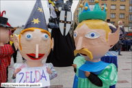 TOURCOING (F) - Week-End Géant 2013  - Le cortège (samedi) / Les grosses têtes - Ecole Saint-Vincent - LOOS (F)