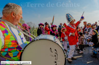 CASSEL (F) - Carnaval du Lundi de Paques - Reveil et Bande des Arlequins / Le Réveil : le Tambour-major Bernard Minne