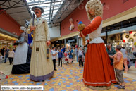 ENGLOS (F) - 8ème fête des Géants 2014 / Andréa – WAZIERS (F), L’Zeph – WAZIERS (F) et  Epona – VILLENEUVE D’ASCQ (F)