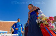 TOURCOING - Week-End Géant 2014 - Baptême d'Augustin de Belempin / Les premiers pas d'Augustin de Belempins - TOURCOING (F) avec sa marraine la Belle-Hélène - STEENVOORDE (F)