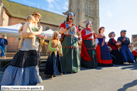 STEENVOORDE (F) - Présentation Jean III le bûcheron et son mariage avec Maria 2015 / Maria et Mariona, jacobus, Jean III le bûcheron, Jean II le bûcheron, la Belle-Hélène, Rosalie du Ryveld et Edgar e'motard - STEENVOORDE (F) 