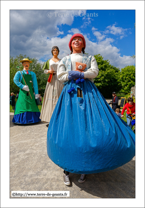 Le Jardinier du Pays Vert - ATH (B), Alys - COMINES (F) et  Louise - La Ronde des Géants – RONCHIN (F)