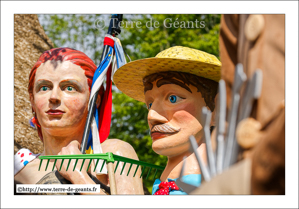 Marianne - La Ronde des Géants – RONCHIN (F) et Le Jardinier du Pays Vert - ATH (B)