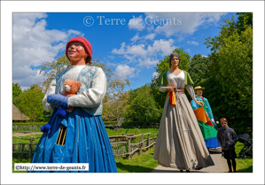 Louise - La Ronde des géants – RONCHIN (F), Alys - COMINES (F) et Le Jardinier du Pays Vert - ATH (B)