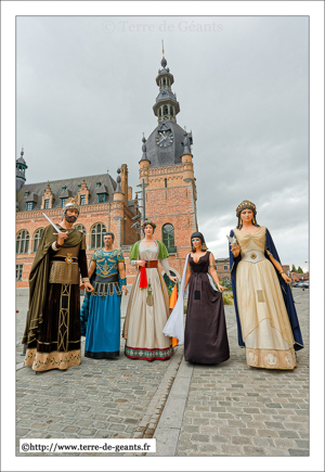 Anhel – LES BORGES BLANQUES (E),  Marc Antoni – LES BORGES BLANQUES (E), Alys de Comines – COMINES (F), Cleòpatra – LES BORGES BLANQUES (E) et Llibertat – LES BORGES BLANQUES (E)