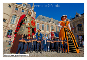 Les pompiers et la Famille Gayant