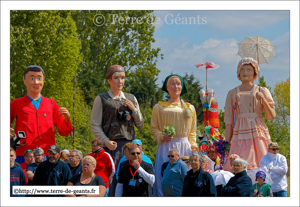 Francisco le reporter - CALAIS (F), Emilie la photographe - WILLEMS (F), Muguette – PROUVY (F) et Violette la baigneuse - MALO-LES-BAINS (DUNKERQUE) (F)