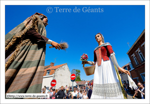 Andre, agriculteur de la vieille ville de Sant Andreu de Polmar - SANT-ANDREU DE POLMAR (BARCELONE) (E) et Colometa, agricultrice de la vieille ville de Sant Andreu de Polmar - SANT-ANDREU DE POLMAR (BARCELONE) (E)