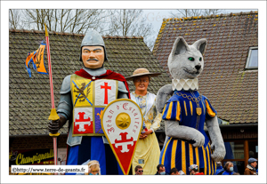 Le Caou - MERVILLE (F), Reuze Maman- SAINT-JANS-CAPPEL (F) et Jehan d'Estaires - ESTAIRES (F)