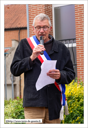 Hugues Leclerc, adjoint au maire, parrain de Jean Badoulet